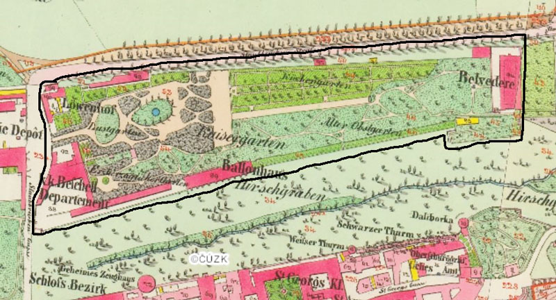 1842年宝城帝国花园地图