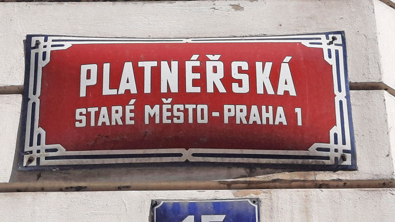 Platnerska红白街牌