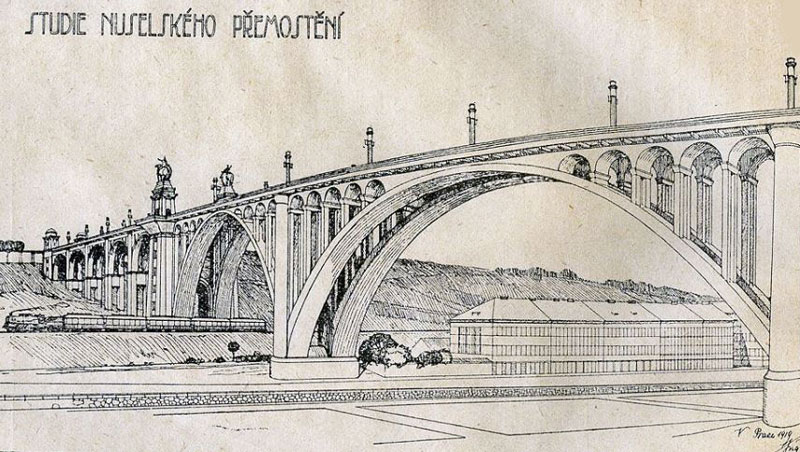 1919画布拉格努斯桥