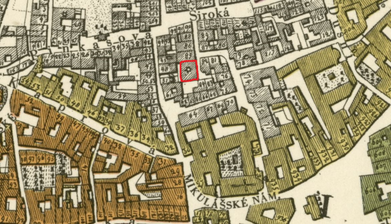 地图1816显示maisel犹太教堂