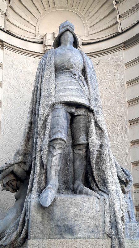 Jachymberka铁骑士或达斯瓦德雕像